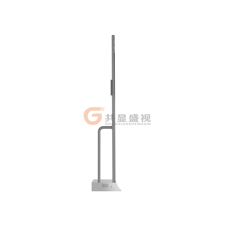 OLED透明觸摸屏-55寸立式OLED屏，L型扶手款
