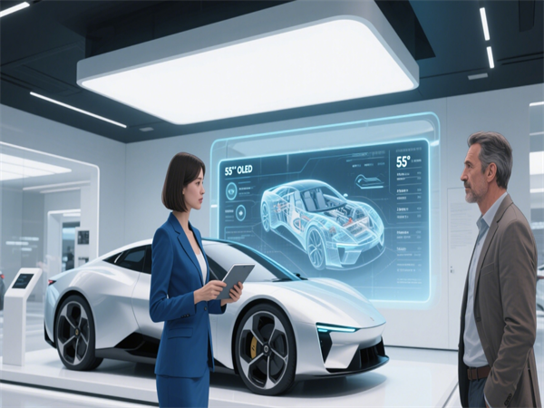 OLED显示屏在新零售行业应用解决方案